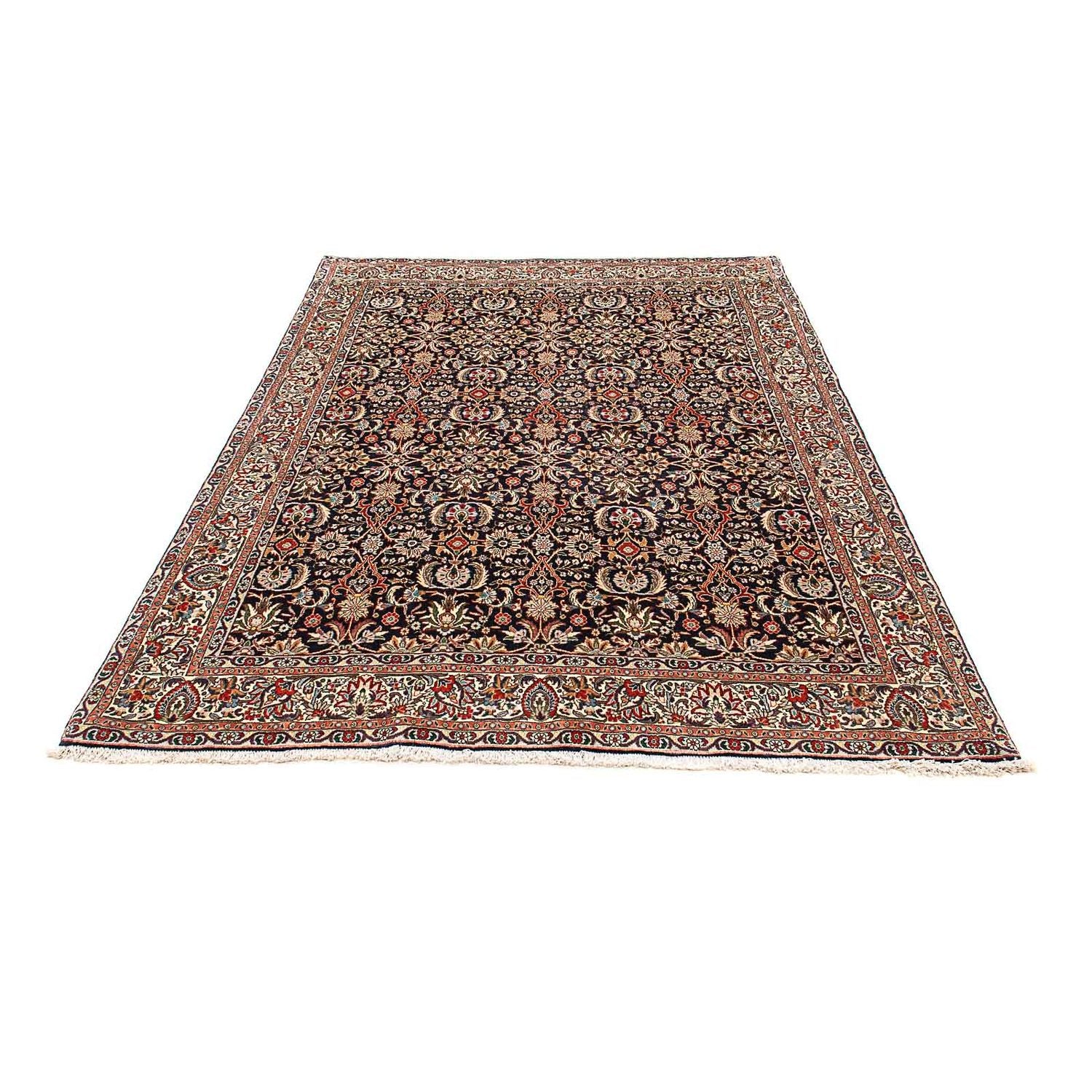 Persisk tæppe - Bijar - 203 x 141 cm - mørkeblå
