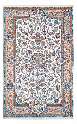 Persisk tæppe - Nain - Premium - 232 x 150 cm - beige