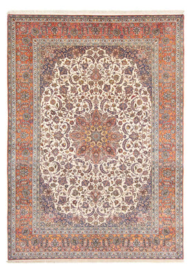 Persisk tæppe - Isfahan - Premium - 362 x 255 cm - beige