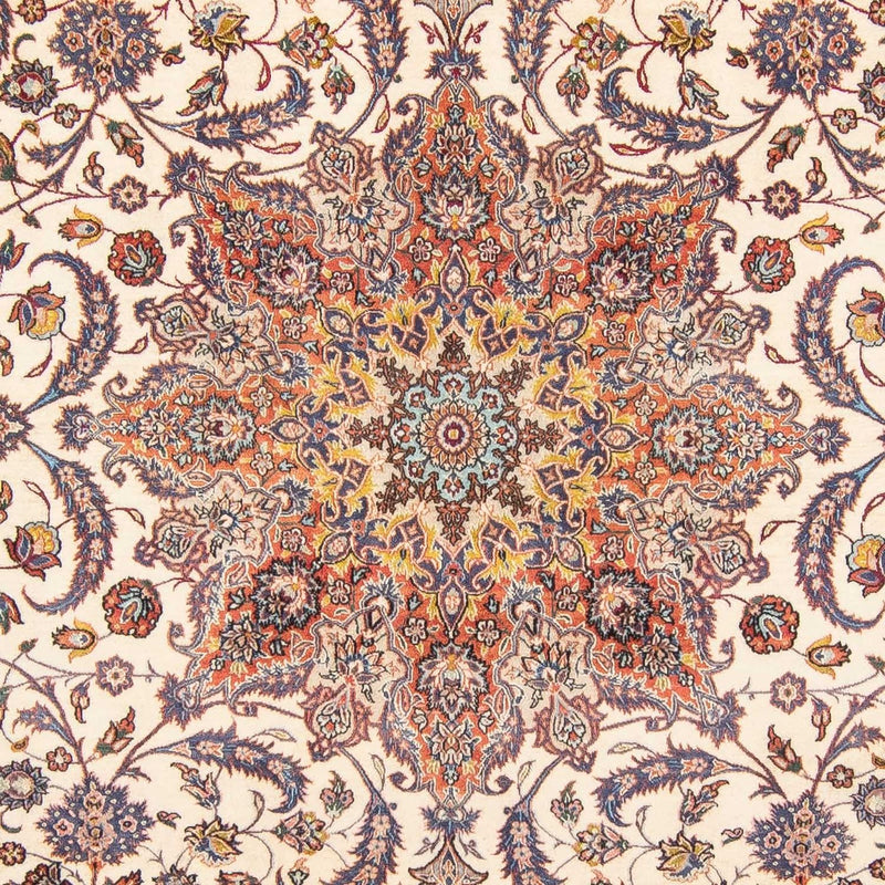 Persisk tæppe - Isfahan - Premium - 362 x 255 cm - beige