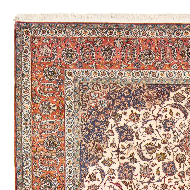 Persisk tæppe - Isfahan - Premium - 362 x 255 cm - beige