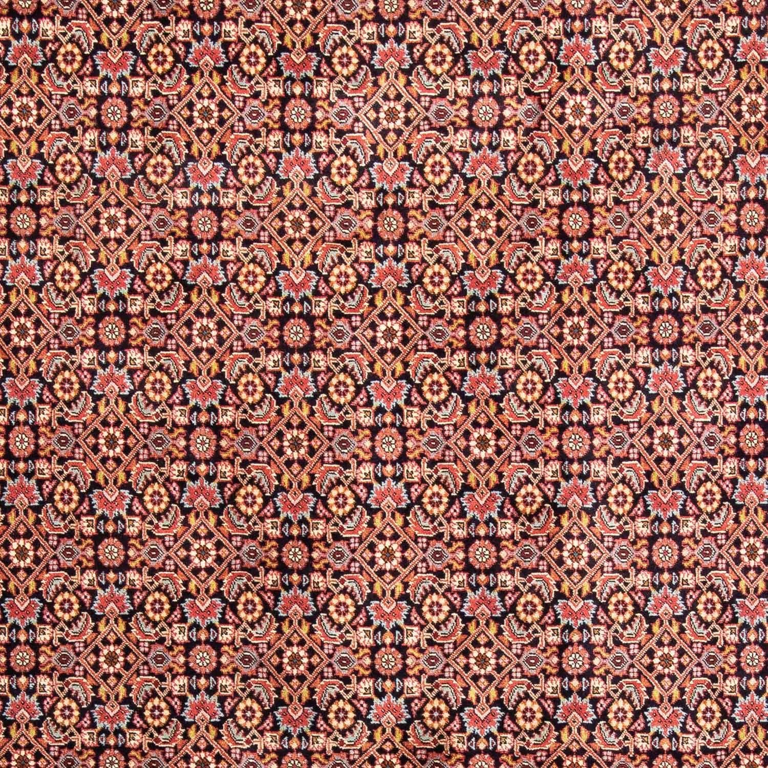 Persisk tæppe - Bijar - 297 x 202 cm - lysrød
