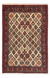 Meymeh Tæppe 112x158cm - Persisk tæppe - Rektangulær / Beige / 112 x 158 cm Rektangulær