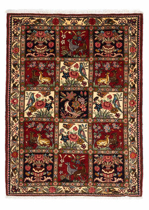 Persisk tæppe - Nomadisk - 164 x 111 cm - mørkerød