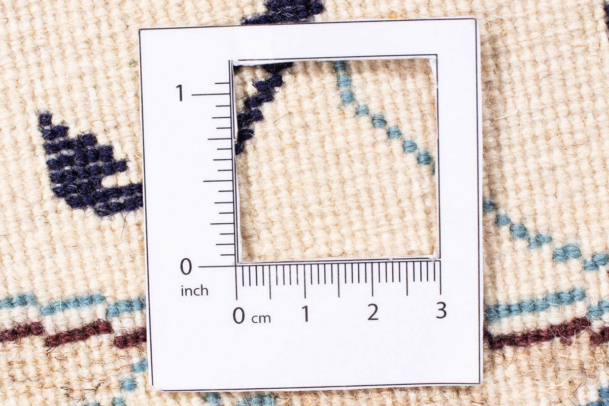 Persisk tæppe - Nain rundt  - 243 x 243 cm - mørkeblå