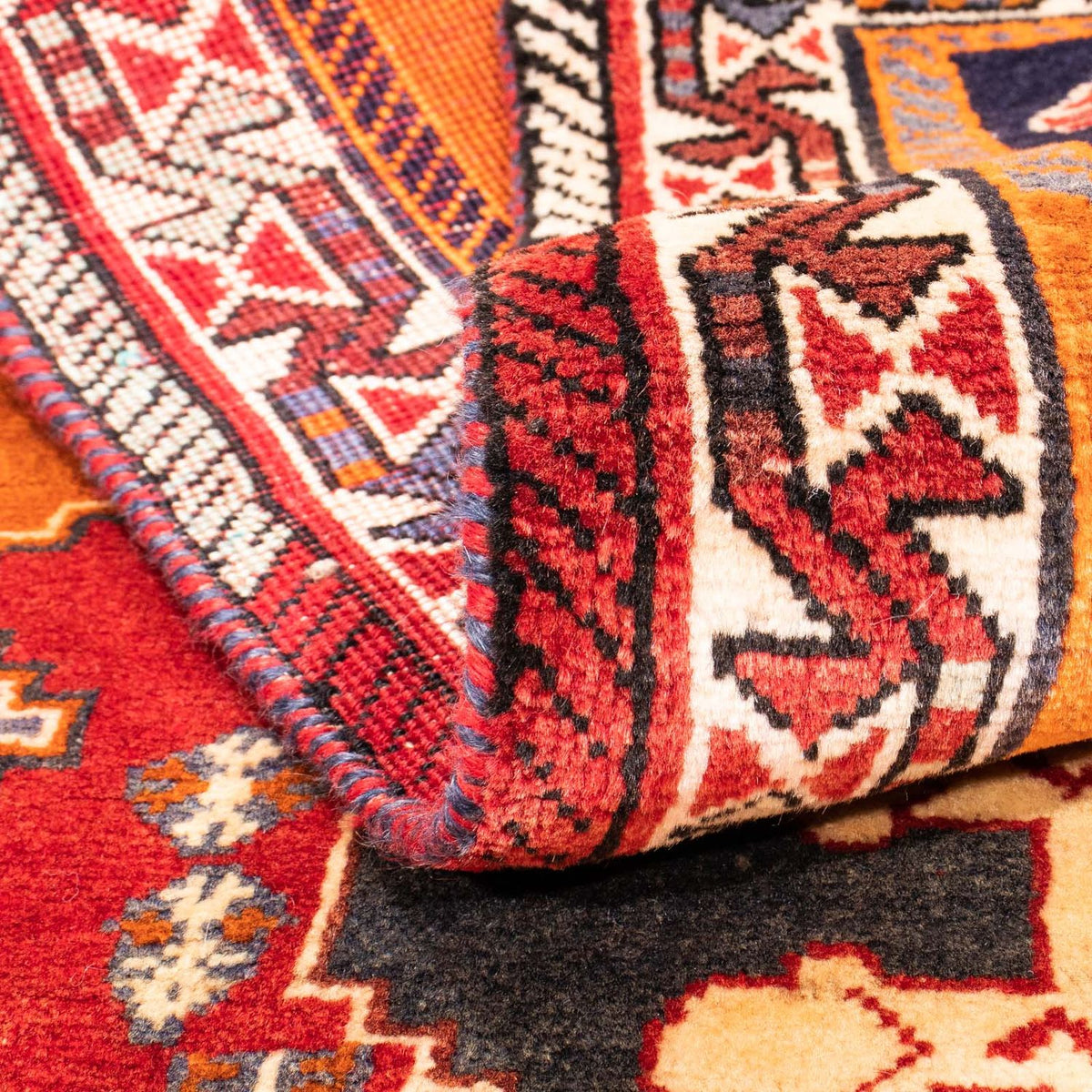 Løber Persisk tæppe - Nomadisk - 180 x 80 cm - mørkerød