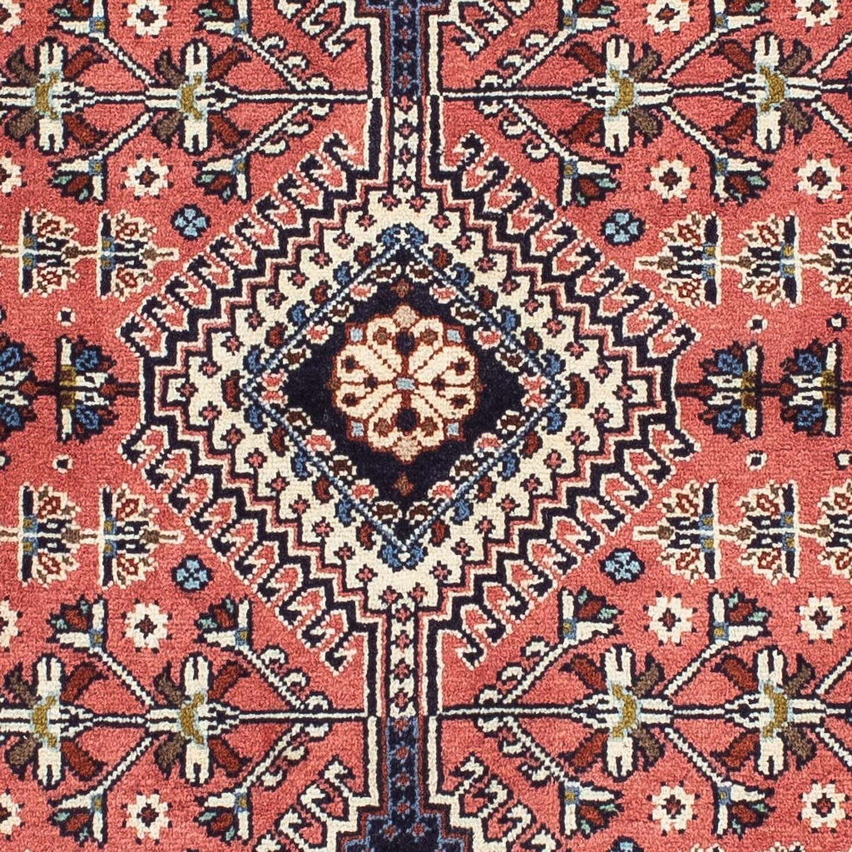 Persisk tæppe - Nomadisk - 142 x 100 cm - mørkeblå