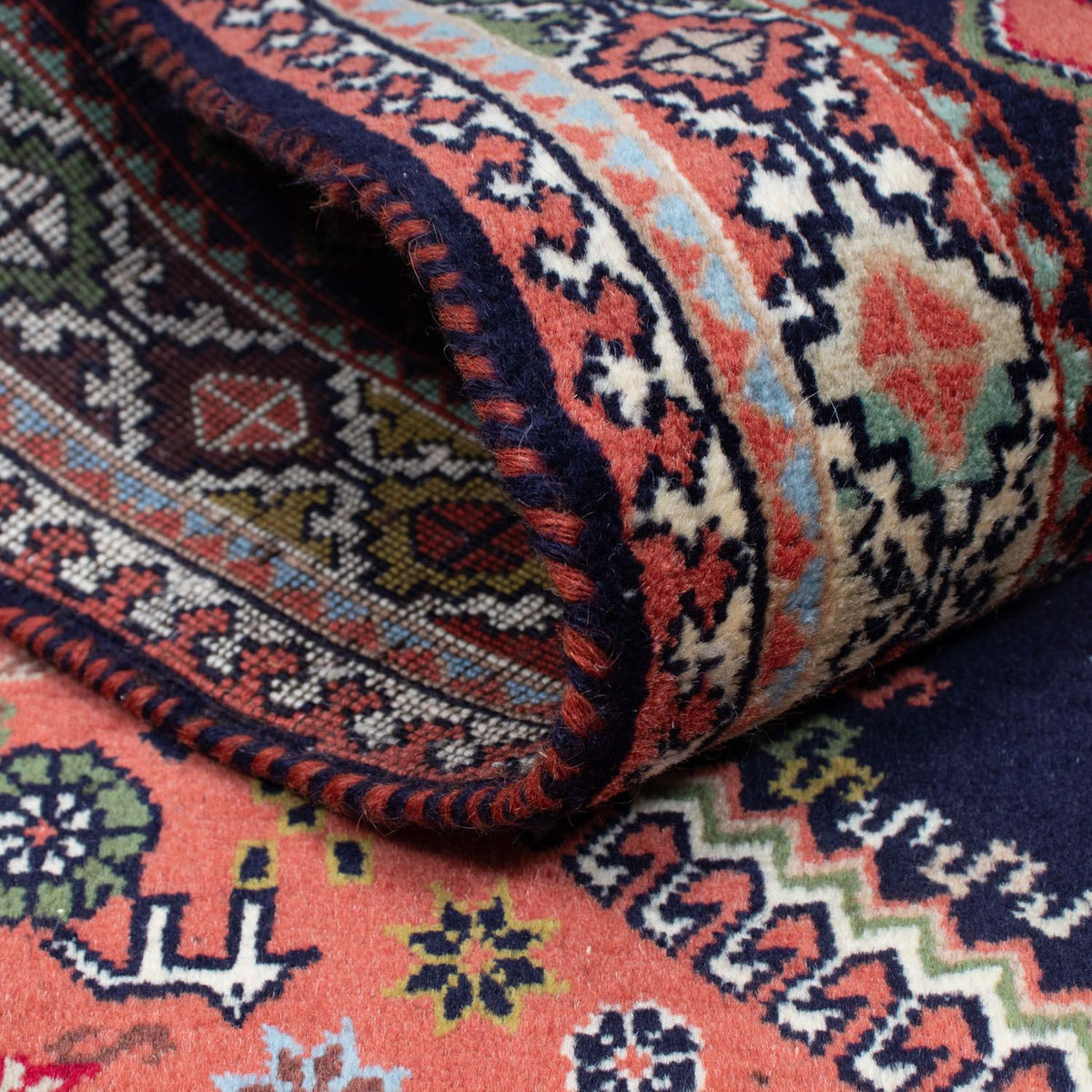 Persisk tæppe - Nomadisk - 150 x 101 cm - mørkeblå