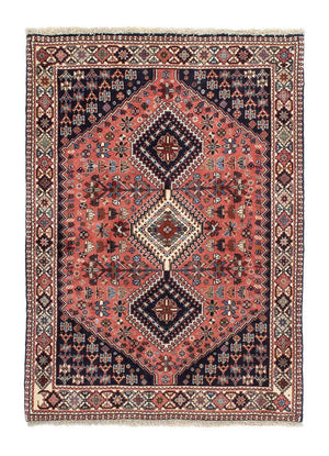 Persisk tæppe - Nomadisk - 144 x 102 cm - mørkeblå