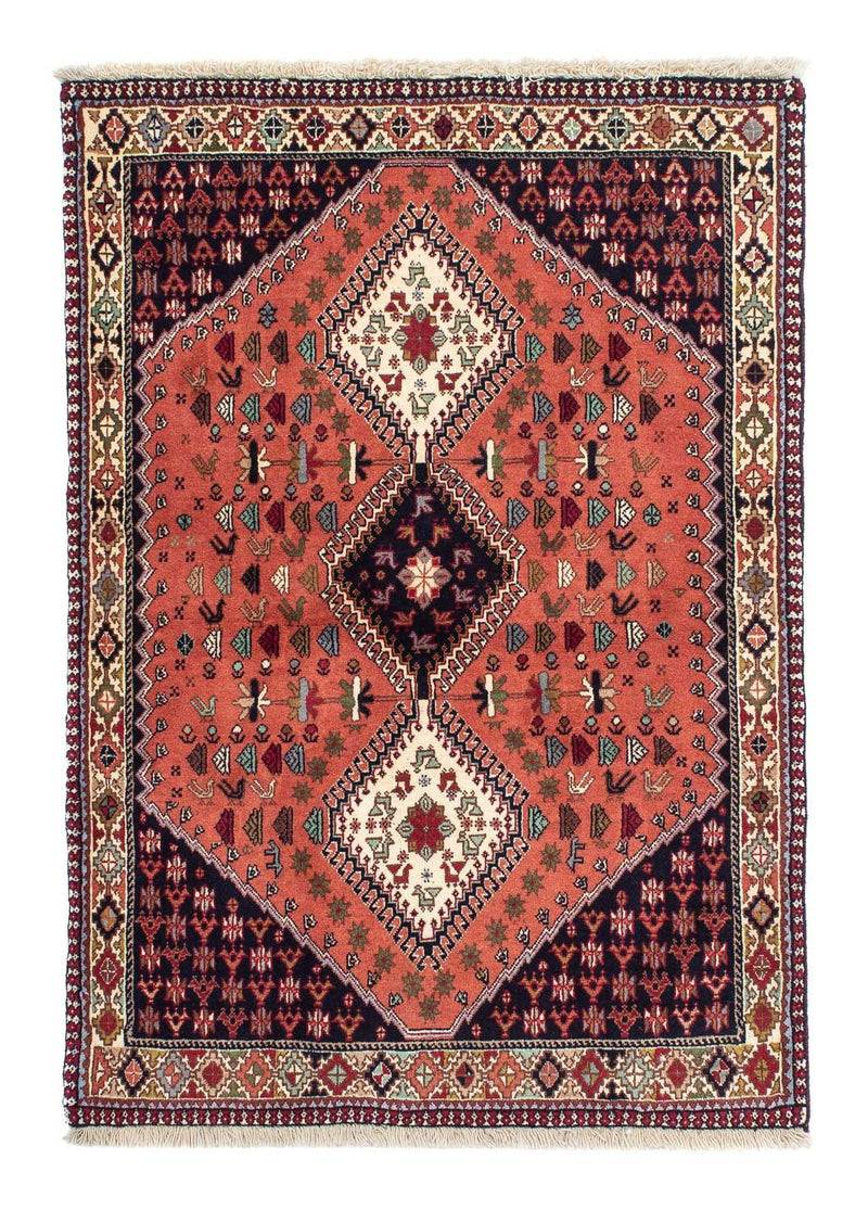 Persisk tæppe - Nomadisk - 146 x 103 cm - mørkeblå