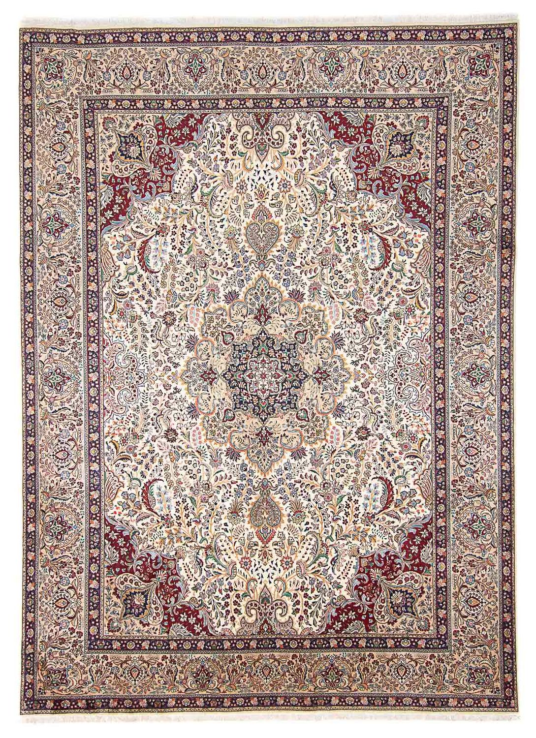 Persisk tæppe - Tabriz - Royal - 392 x 303 cm - beige