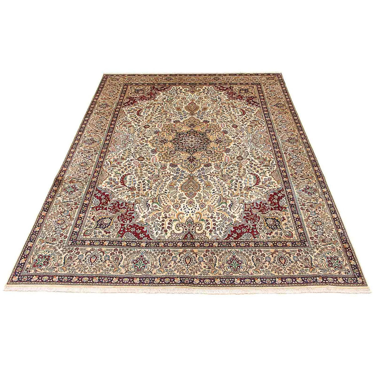 Persisk tæppe - Tabriz - Royal - 392 x 303 cm - beige