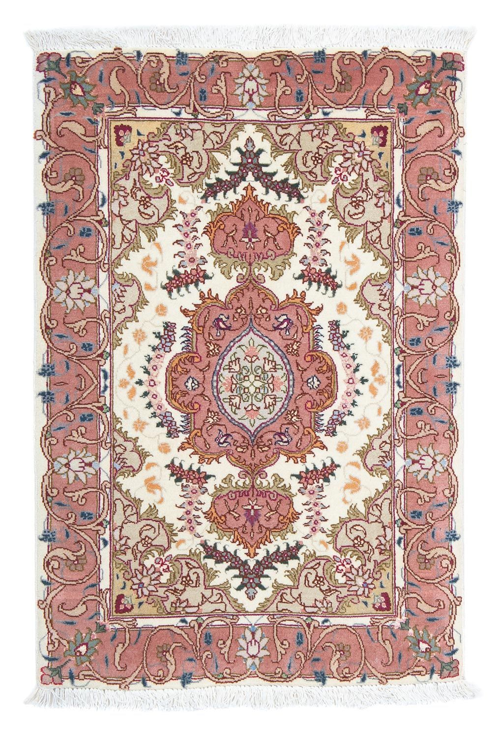 Persisk tæppe - Tabriz - Royal - 89 x 58 cm - beige