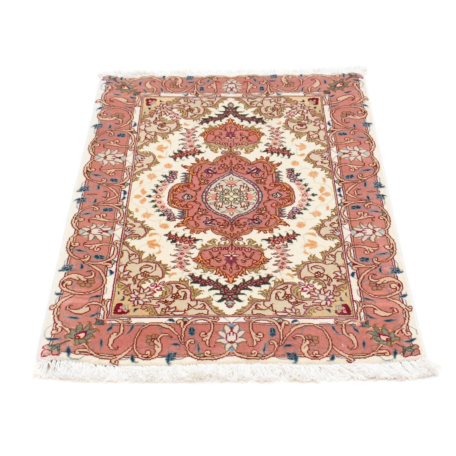 Persisk tæppe - Tabriz - Royal - 89 x 58 cm - beige