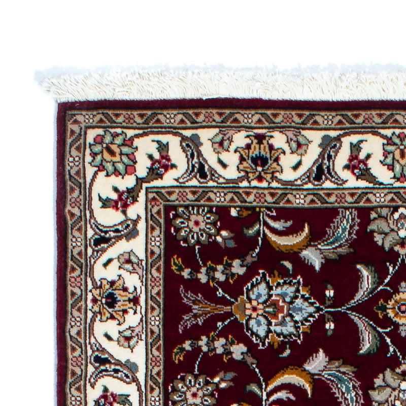 Løber Persisk tæppe - Tabriz - Royal - 205 x 88 cm - mørkerød