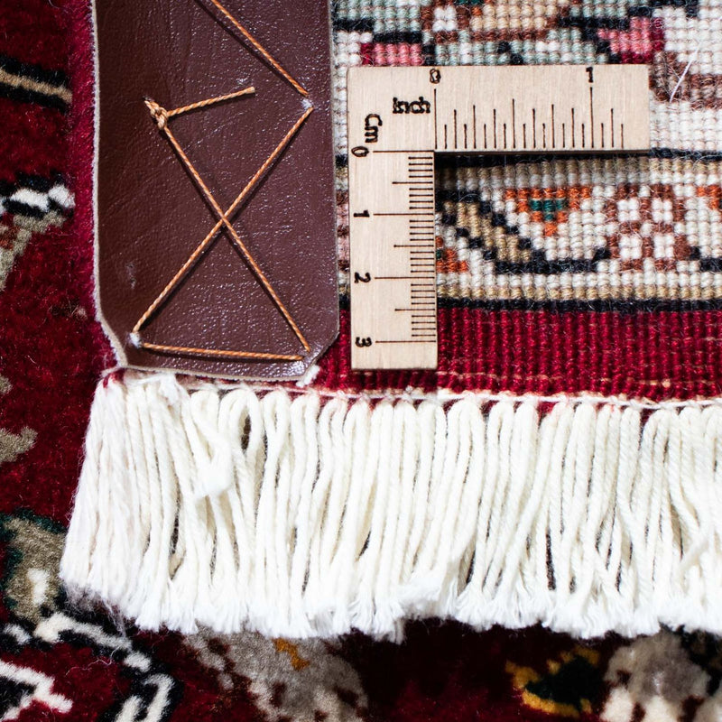 Løber Persisk tæppe - Tabriz - Royal - 205 x 88 cm - mørkerød