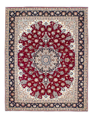 Persisk tæppe - Tabriz - Royal - 195 x 153 cm - mørkerød