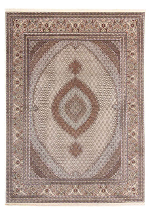 Persisk tæppe - Tabriz - 350 x 252 cm - lys brun