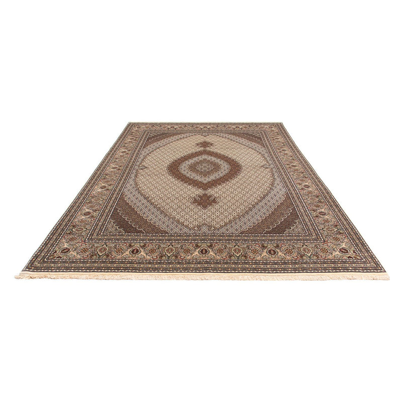 Persisk tæppe - Tabriz - 350 x 252 cm - lys brun