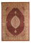 Persisk tæppe - Tabriz - 400 x 298 cm - mørkerød