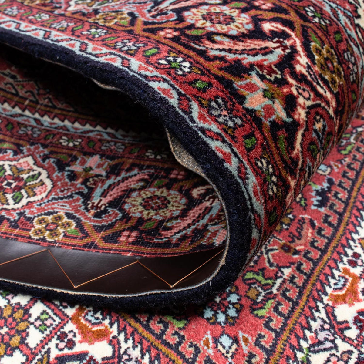 Persisk tæppe - Bijar - 218 x 142 cm - rød