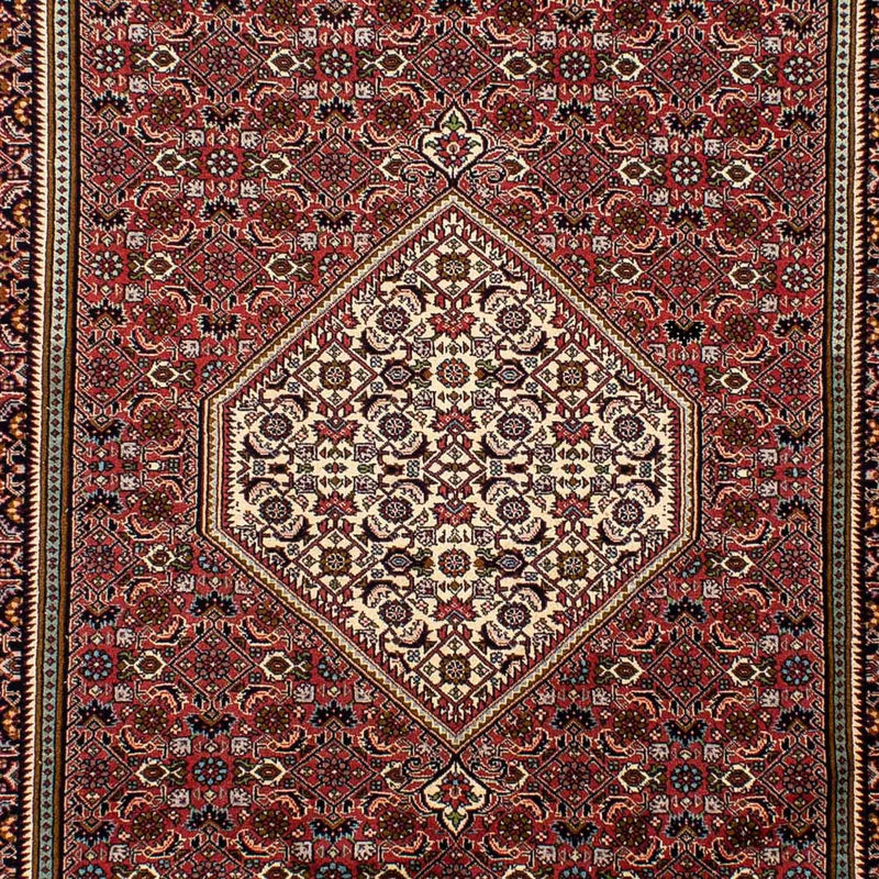 Persisk tæppe - Bijar - 288 x 195 cm - lysrød