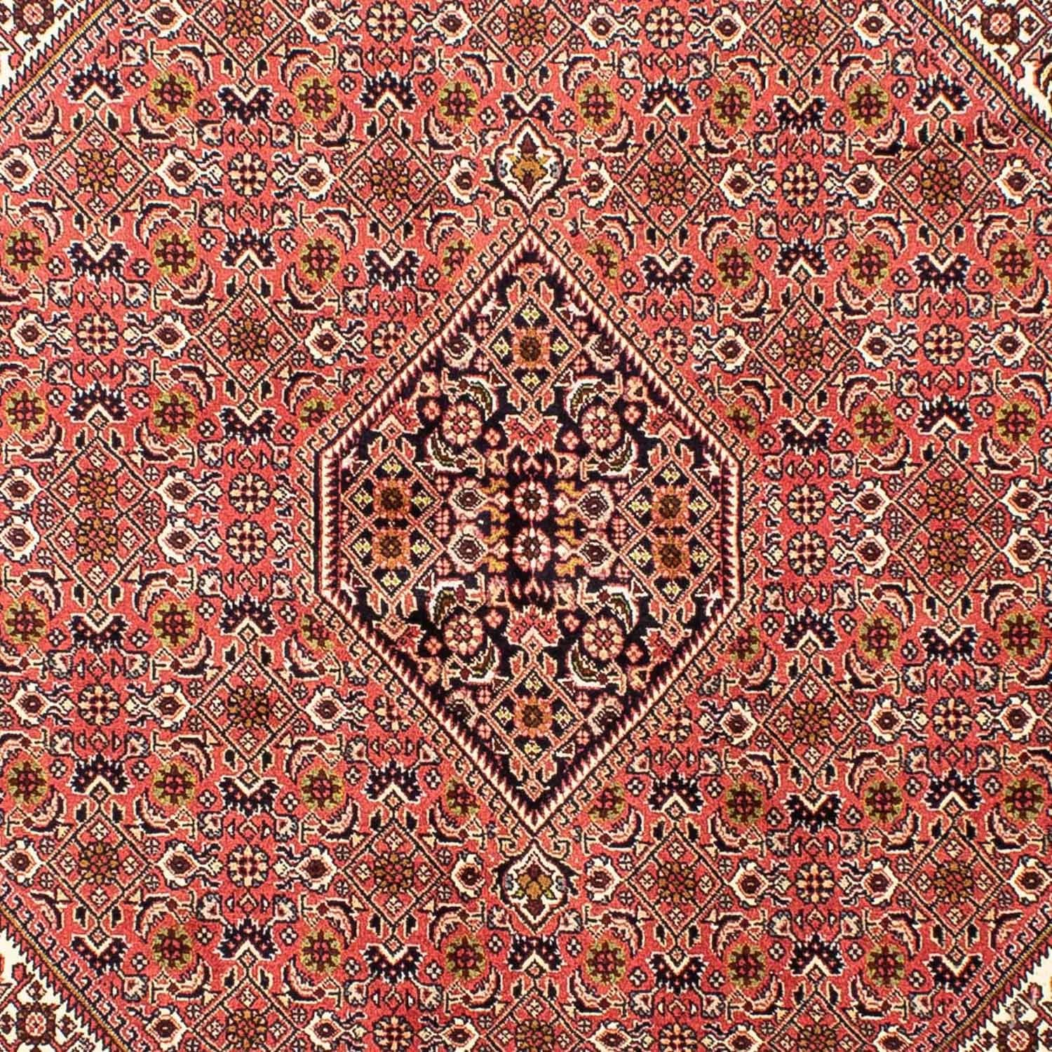 Persisk tæppe - Bijar - 240 x 170 cm - lysrød