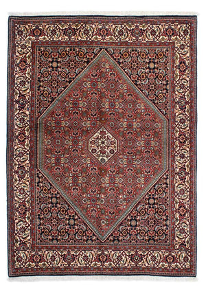 Persisk tæppe - Bijar - 200 x 144 cm - rød