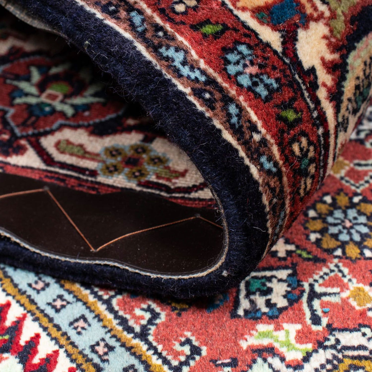 Persisk tæppe - Bijar - 200 x 144 cm - rød