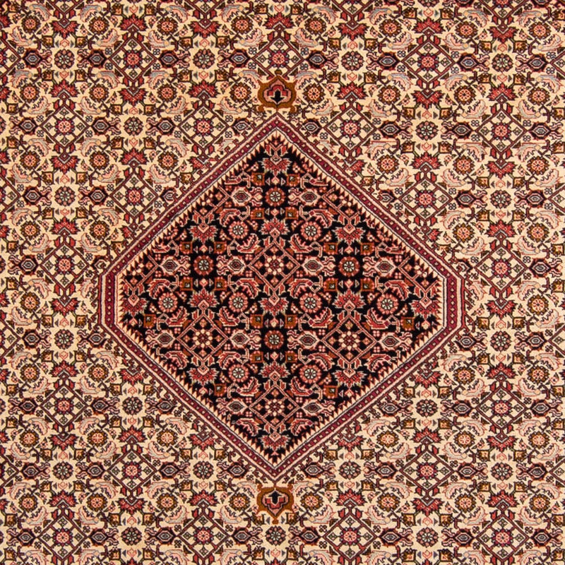 Persisk tæppe - Bijar - 330 x 247 cm - lysrød
