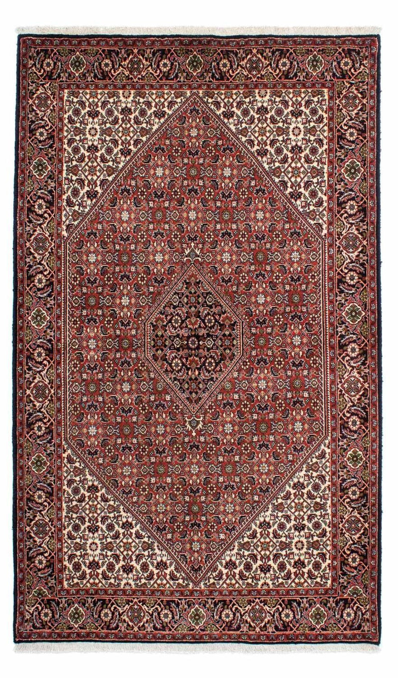 Persisk tæppe - Bijar - 228 x 139 cm - rød