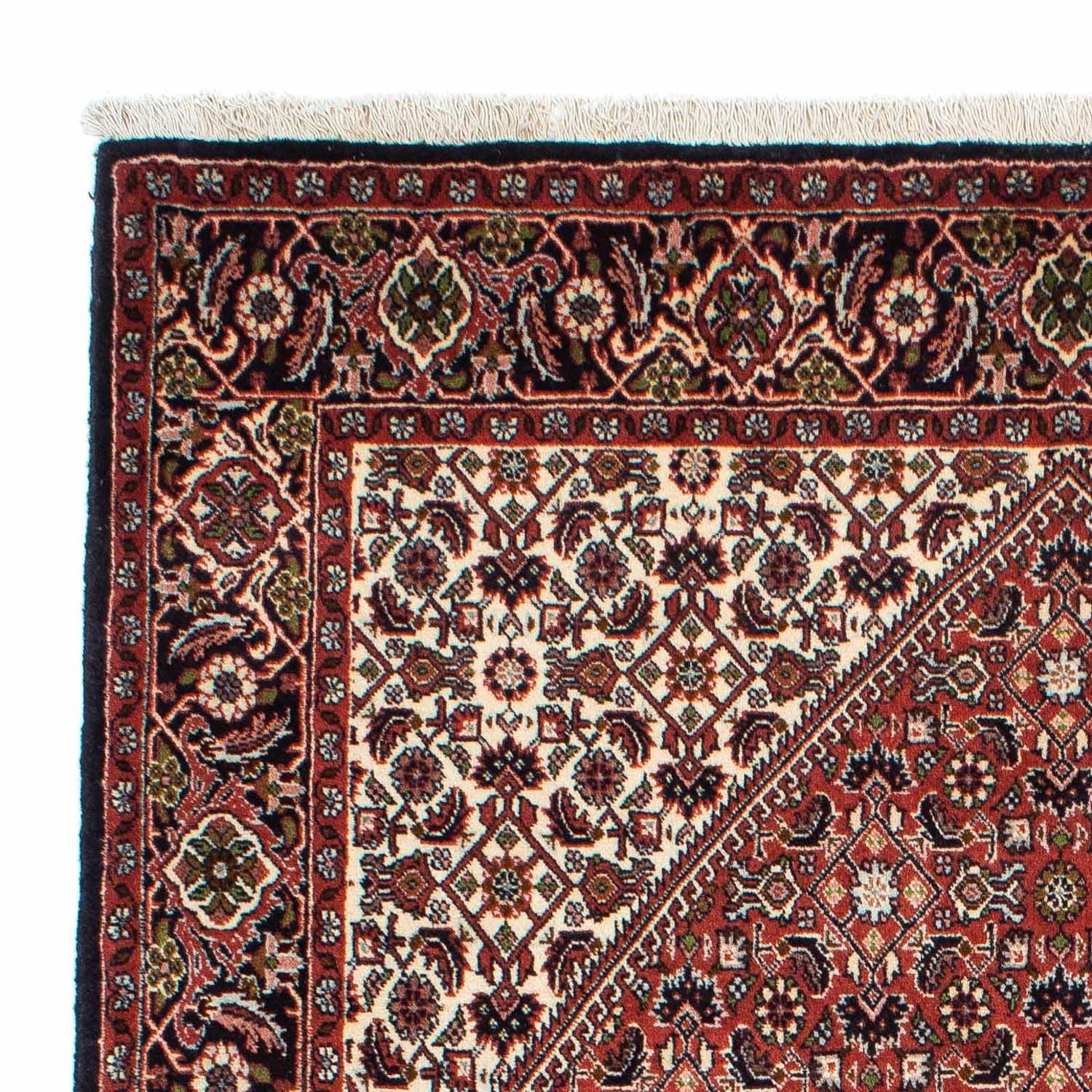 Persisk tæppe - Bijar - 228 x 139 cm - rød