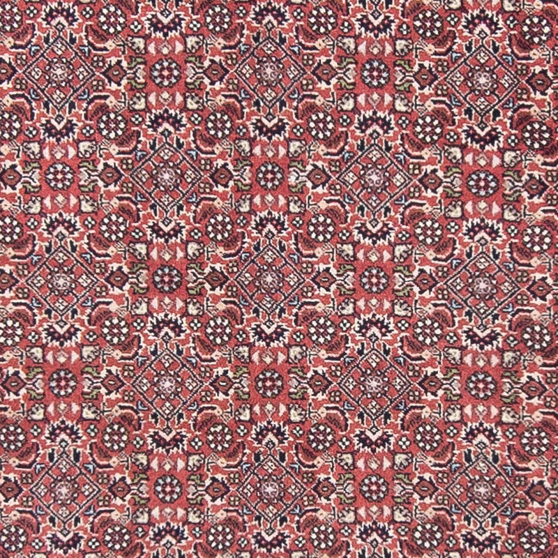 Løber Persisk tæppe - Bijar - 400 x 88 cm - lysrød