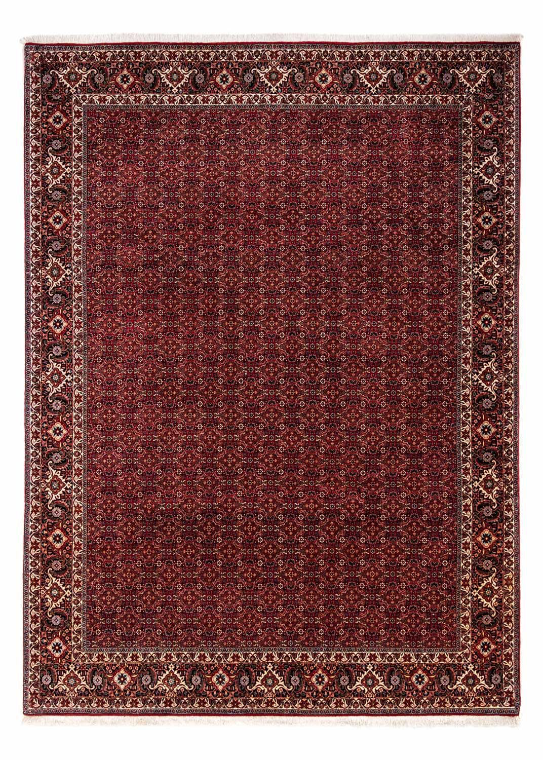 Persisk tæppe - Bijar - 350 x 250 cm - rød