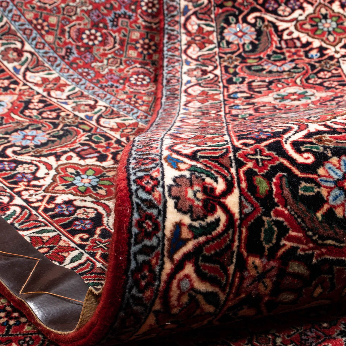 Persisk tæppe - Bijar - 350 x 250 cm - rød