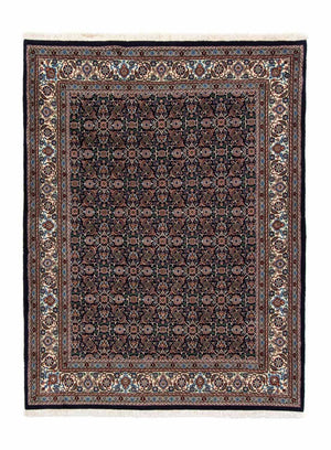 Persisk tæppe - Classic - 194 x 149 cm - mørkeblå