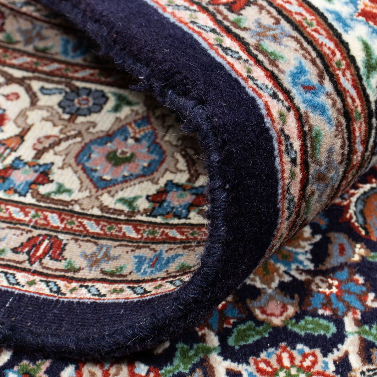 Persisk tæppe - Classic - 194 x 149 cm - mørkeblå