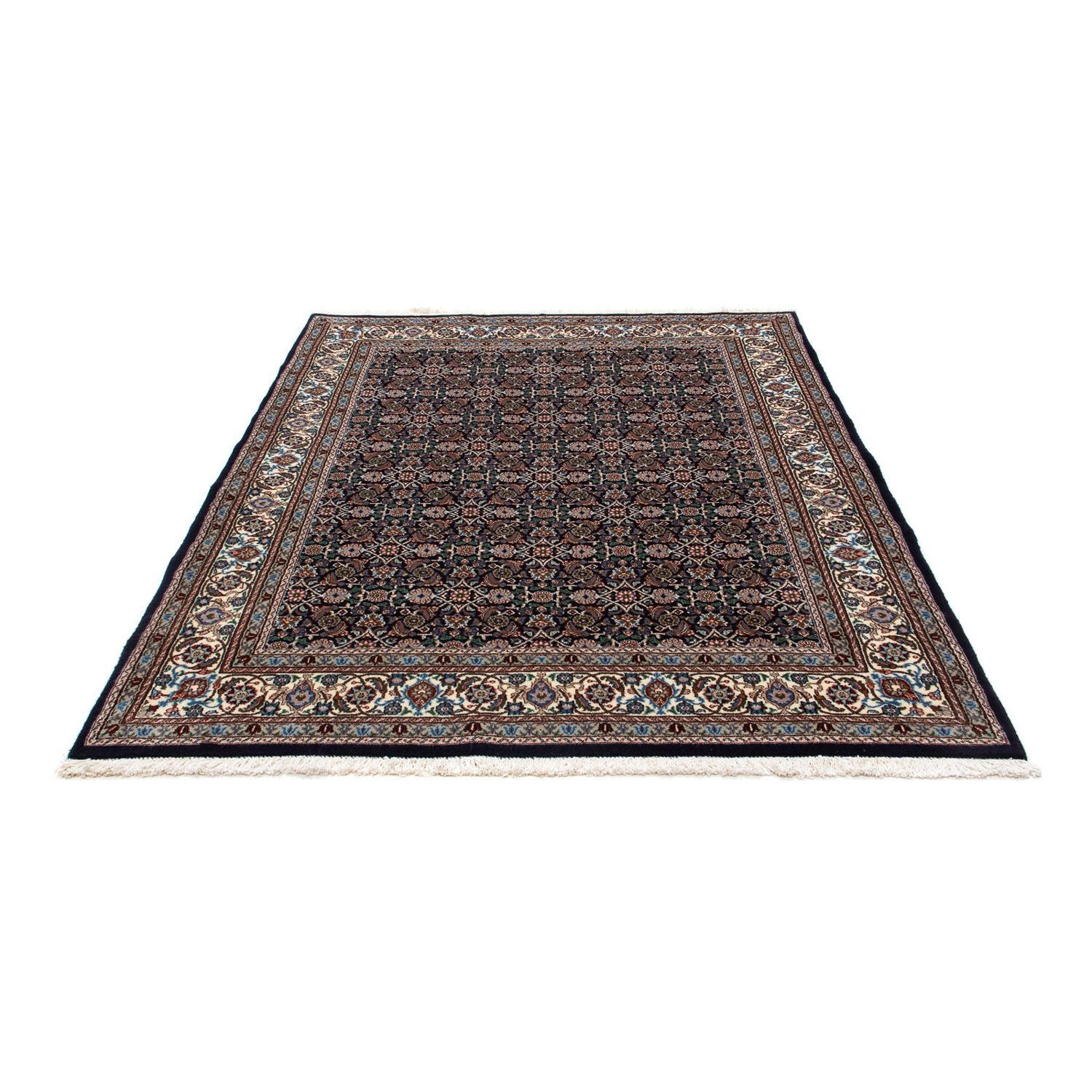 Persisk tæppe - Classic - 194 x 149 cm - mørkeblå