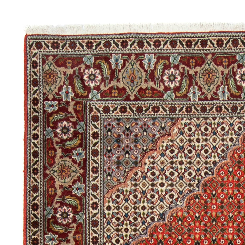 Persisk tæppe - Tabriz - 200 x 150 cm - mørkerød