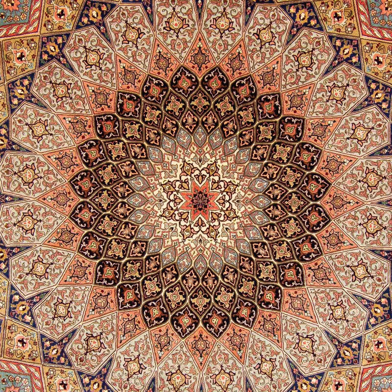 Persisk tæppe - Tabriz - Royal - 410 x 304 cm - flerfarvet
