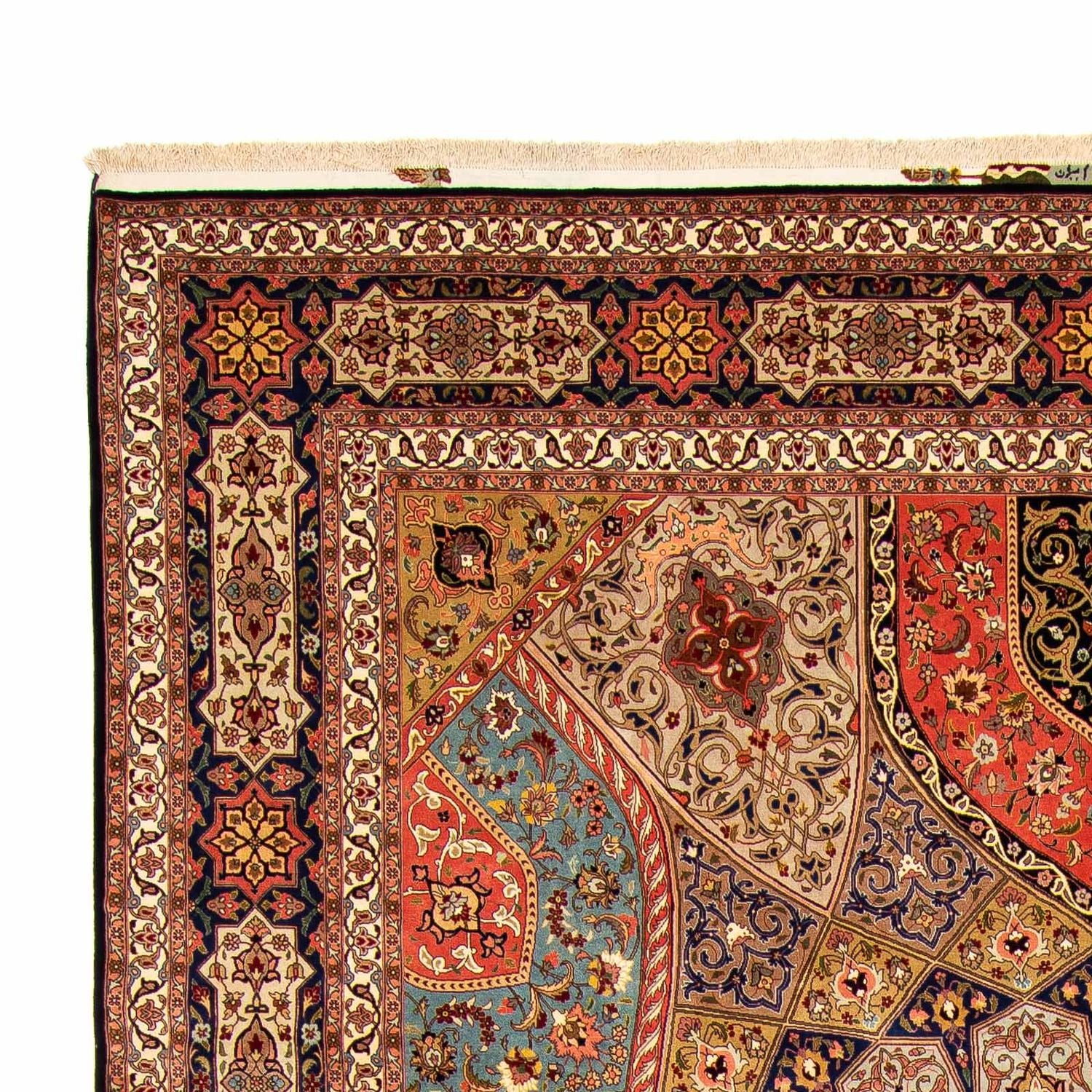 Persisk tæppe - Tabriz - Royal - 410 x 304 cm - flerfarvet