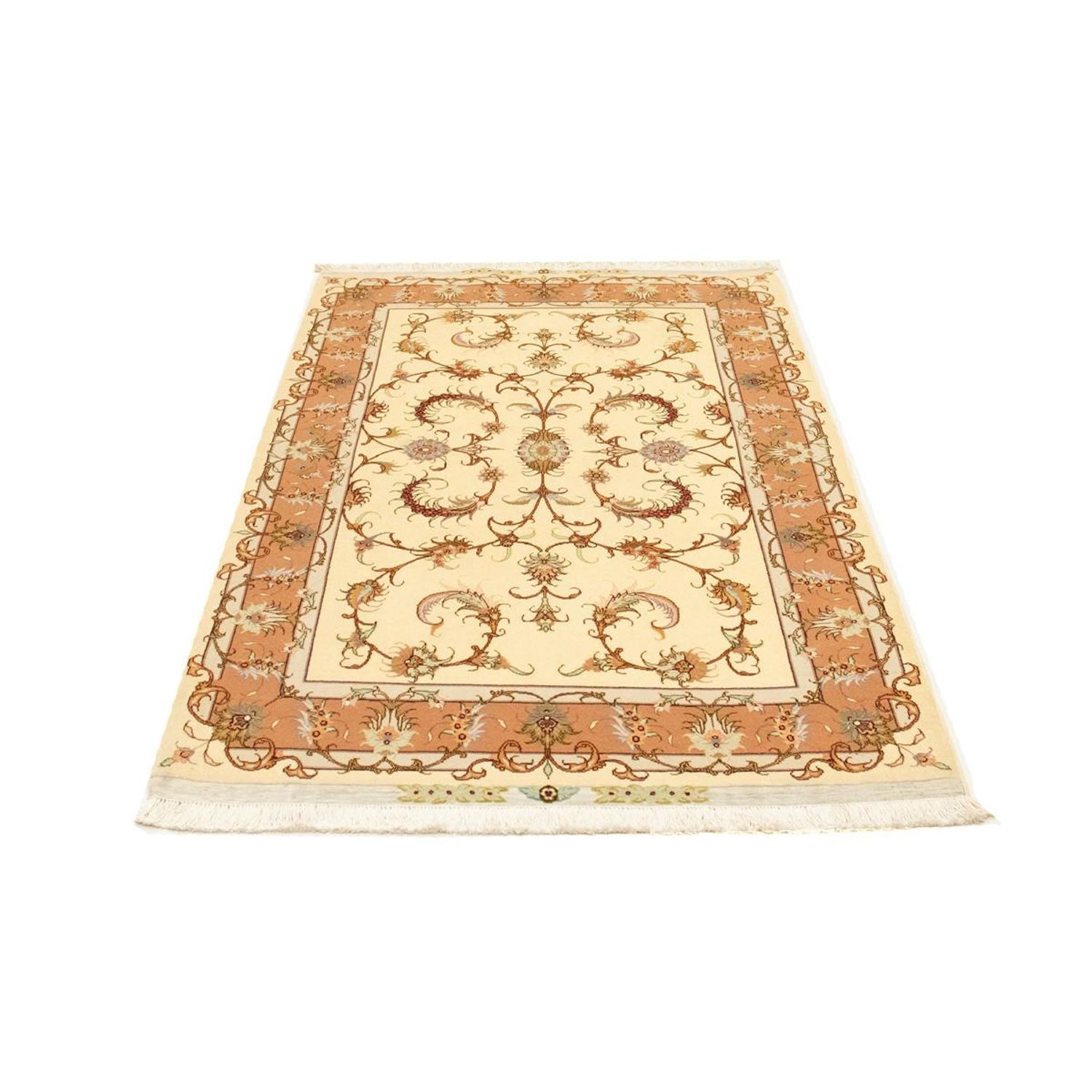 Persisk tæppe - Tabriz - Royal - 162 x 103 cm - beige