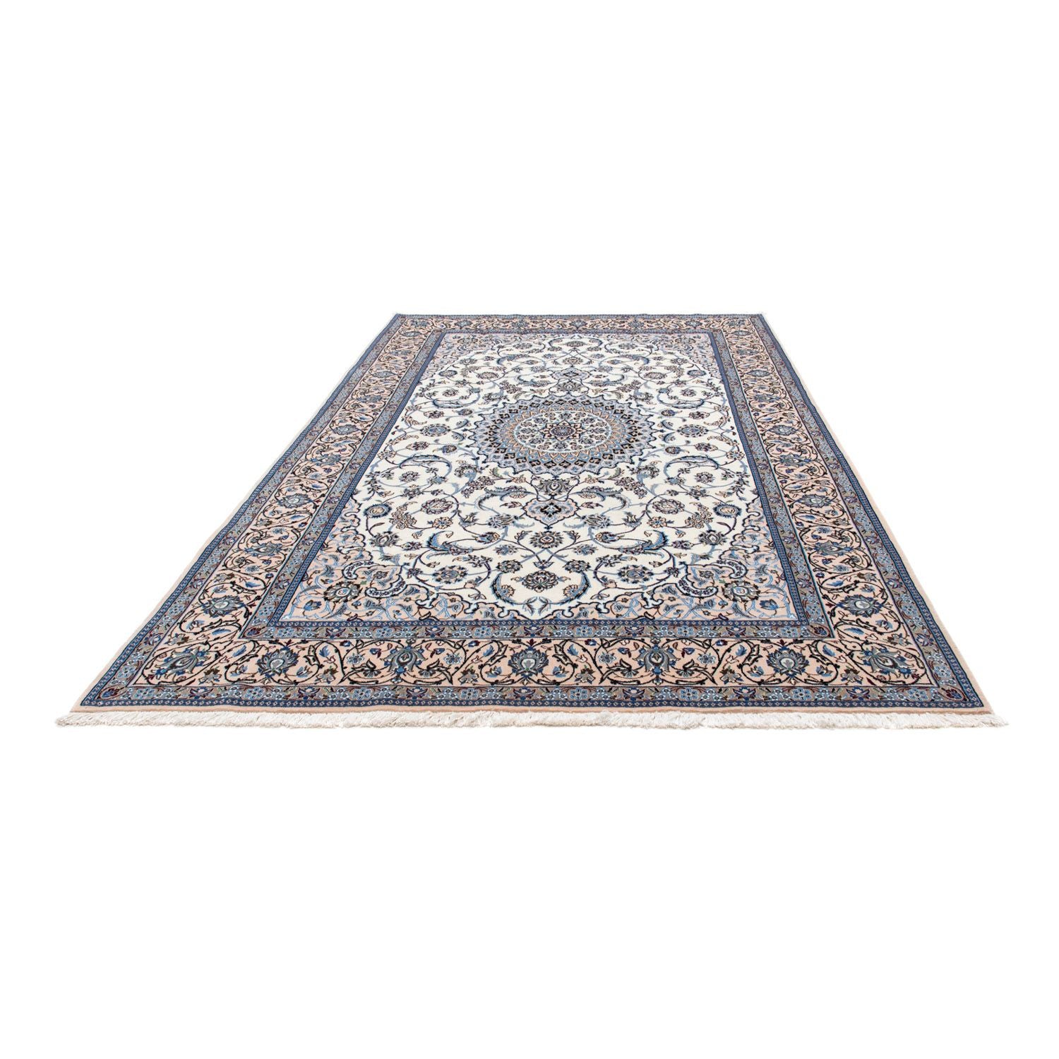 Persisk tæppe - Nain - Royal - 300 x 200 cm - beige