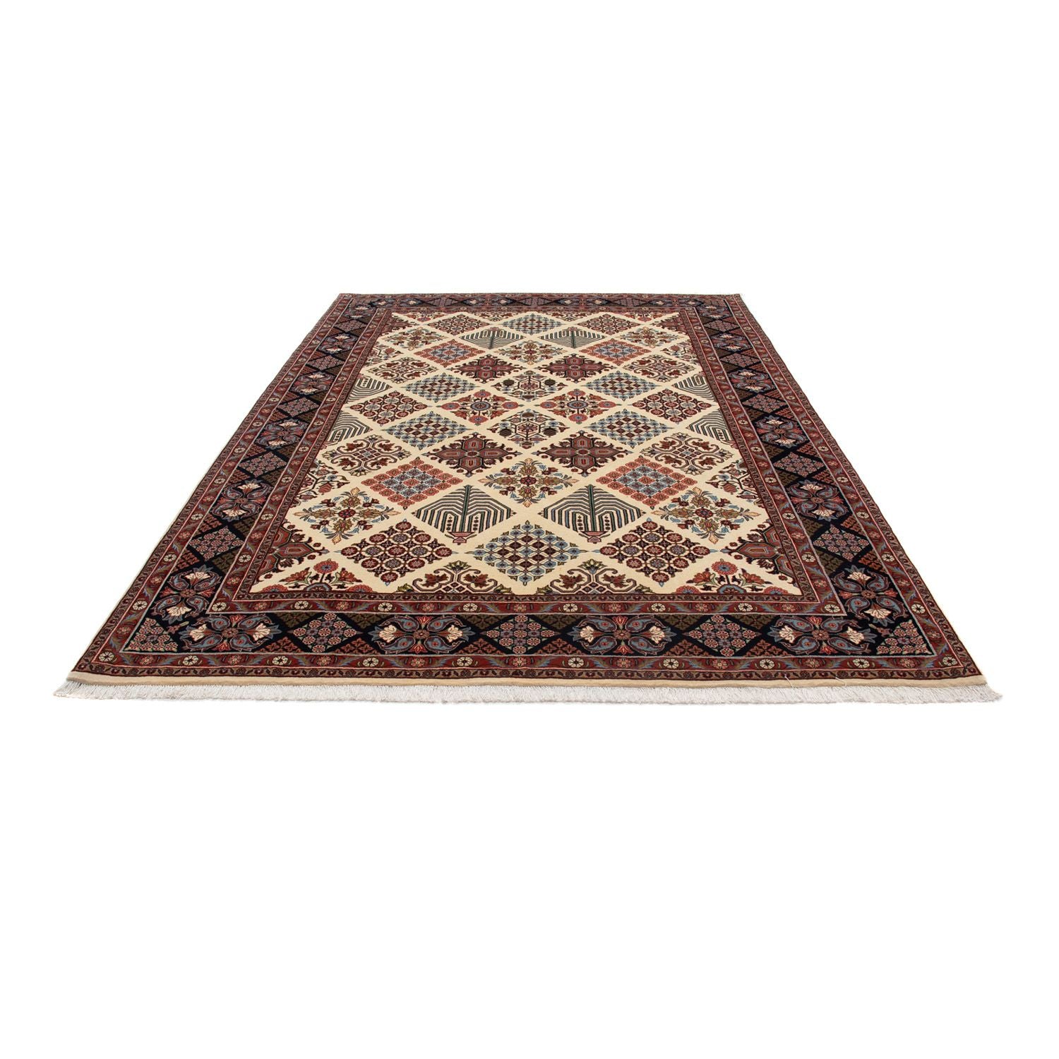 Persisk tæppe - Nomadisk - 296 x 205 cm - beige