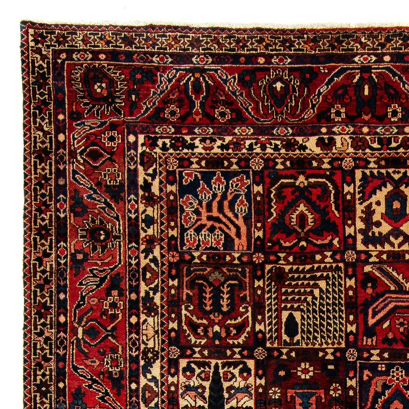 Bakhtiari Tæppe 374x305cm - Persisk tæppe