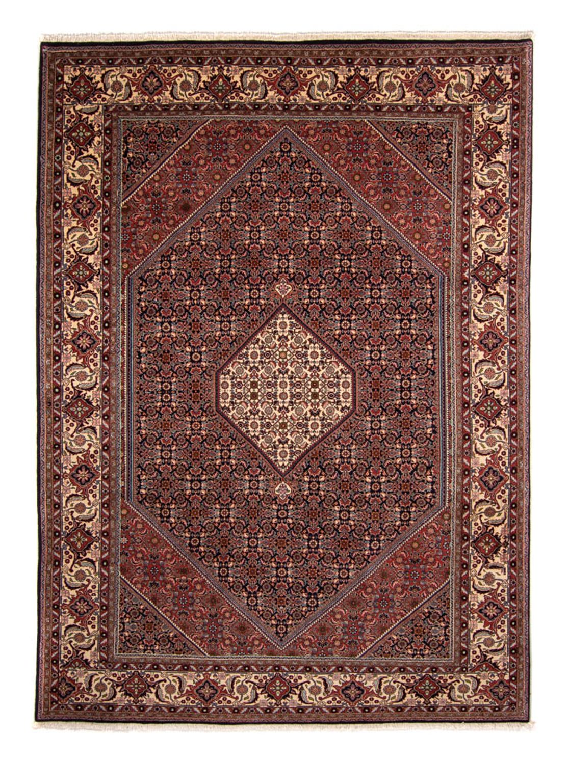 Persisk tæppe - Bijar - 348 x 243 cm - brun