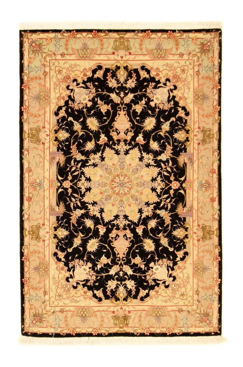 Persisk tæppe - Tabriz - Royal - 152 x 101 cm - sort
