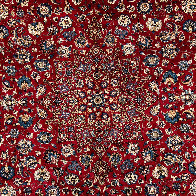 Persisk tæppe - Classic - 380 x 307 cm - mørkerød