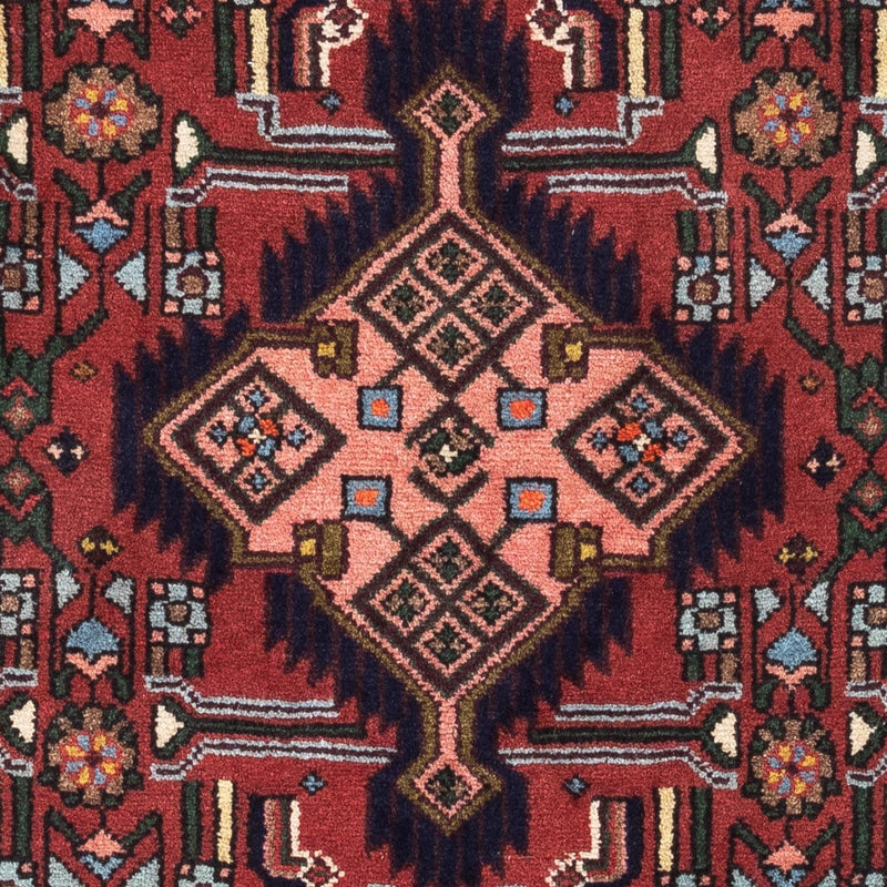 Persisk tæppe - Nomadisk - 125 x 80 cm - mørkerød