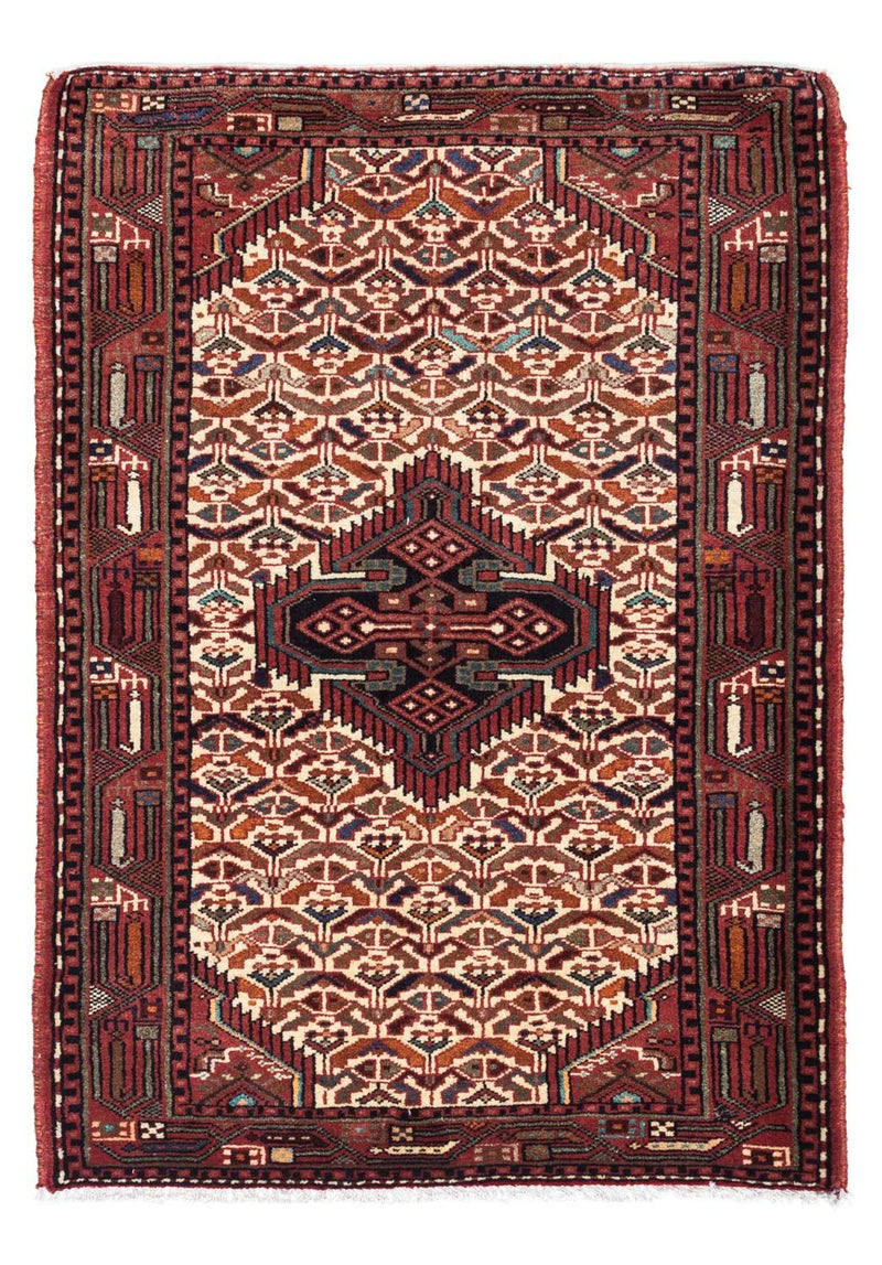 Persisk tæppe - Nomadisk - 125 x 80 cm - beige